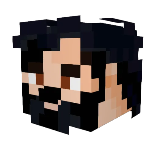 ShawnDOeuf Minecraft avatar head, 3D render