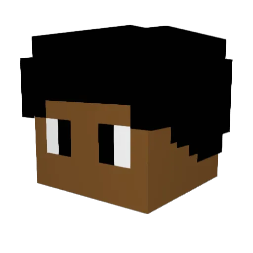 ShawnTox Minecraft avatar head, 3D render