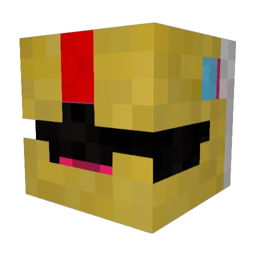 Shawnothan Minecraft avatar head, 3D render