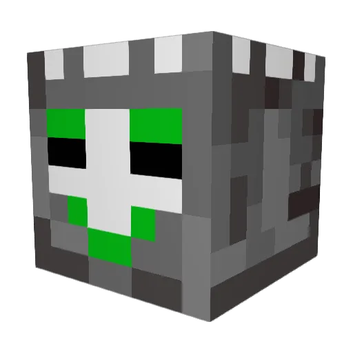 Shawshank07 Minecraft avatar head, 3D render
