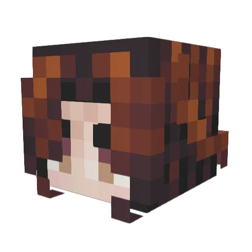 ShawtyEK Minecraft avatar head, 3D render