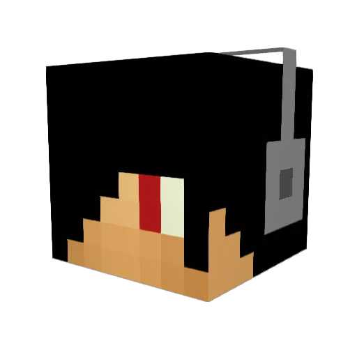 Shawtylove2k20 Minecraft avatar head, 3D render