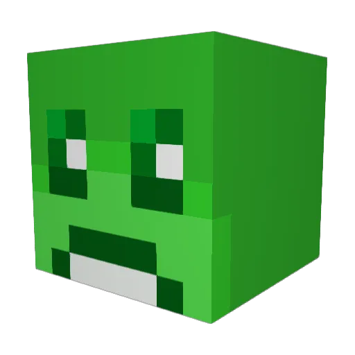 Shawvyy Minecraft avatar head, 3D render