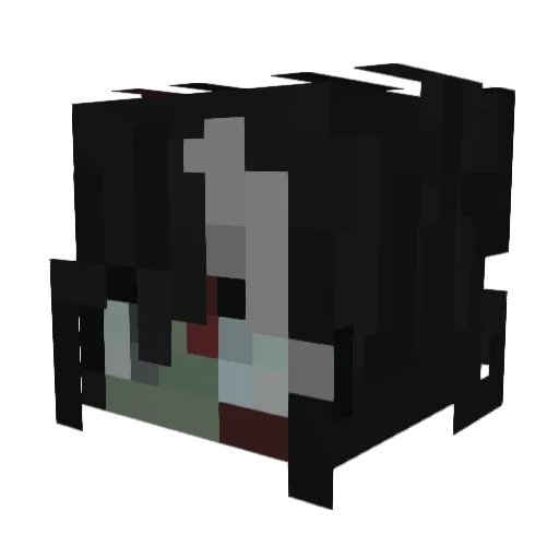 Shay12289 Minecraft avatar head, 3D render