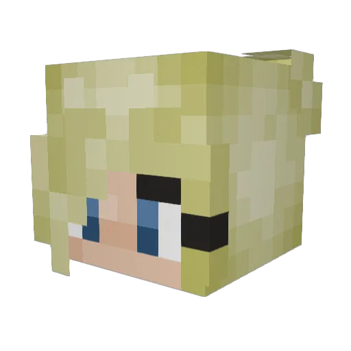 ShayBae_98 Minecraft avatar head, 3D render