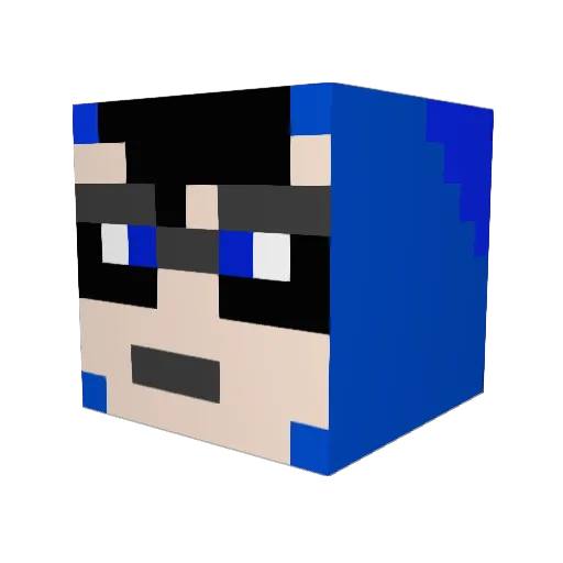 ShayCaron Minecraft avatar head, 3D render