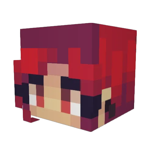 Shay_Kai Minecraft avatar head, 3D render