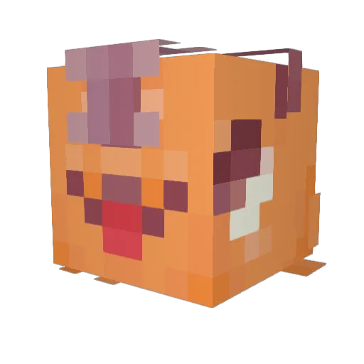 Shayaah Minecraft avatar head, 3D render