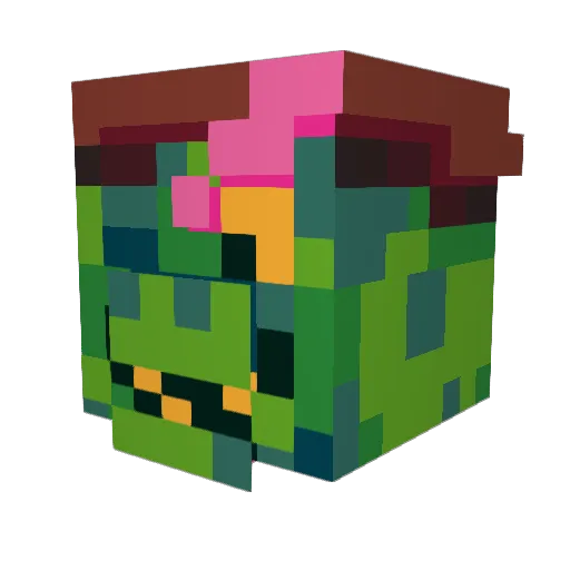 ShayanSH123 Minecraft avatar head, 3D render