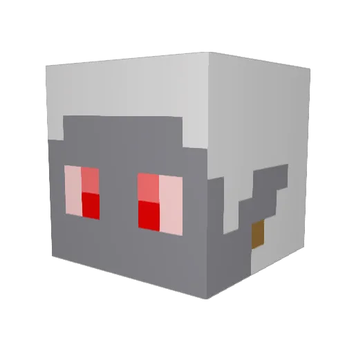 ShaydeMakirps Minecraft avatar head, 3D render
