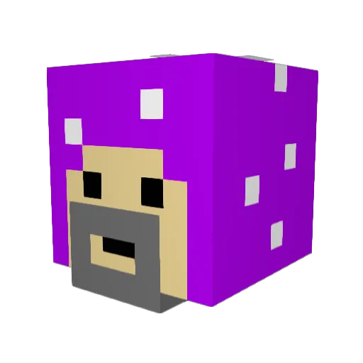 ShaydeeYer Minecraft avatar head, 3D render