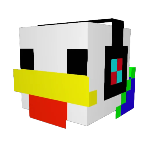 Shayiskool120 Minecraft avatar head, 3D render