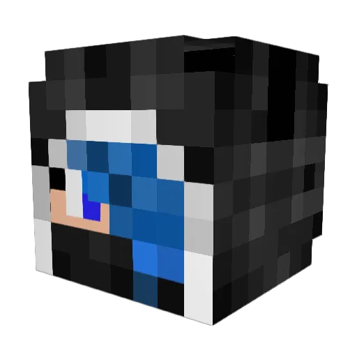 ShaytoPlay Minecraft avatar head, 3D render