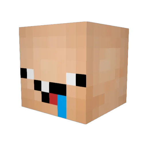 Shazam_txm Minecraft avatar head, 3D render