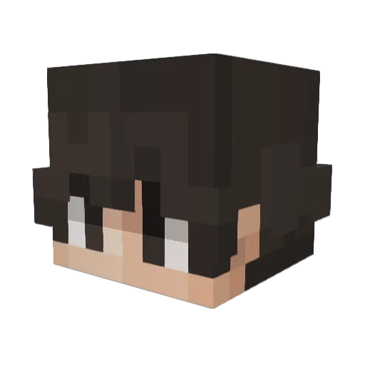 Shazbi Minecraft avatar head, 3D render