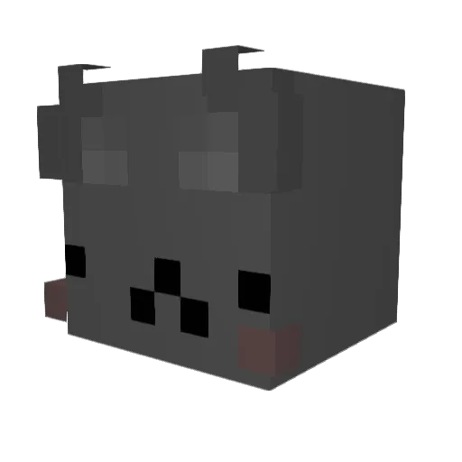 Shcb Minecraft avatar head, 3D render