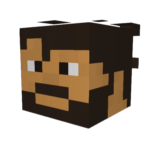 ShdwMarth619 Minecraft avatar head, 3D render