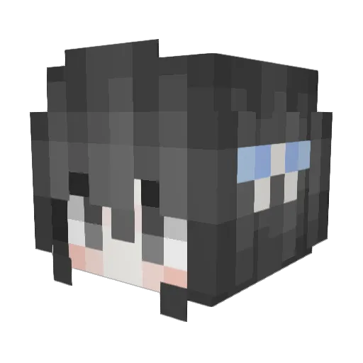 SheAlsoLoveYou Minecraft avatar head, 3D render