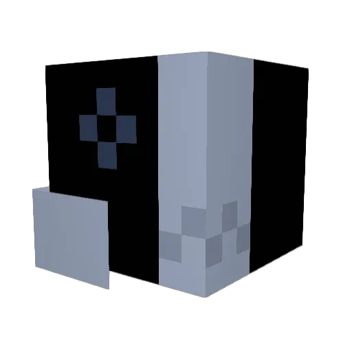 SheDaBoss Minecraft avatar head, 3D render
