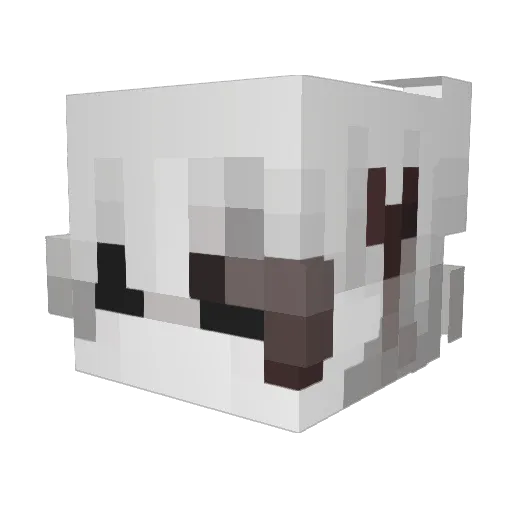 SheDontLuvSlinky Minecraft avatar head, 3D render
