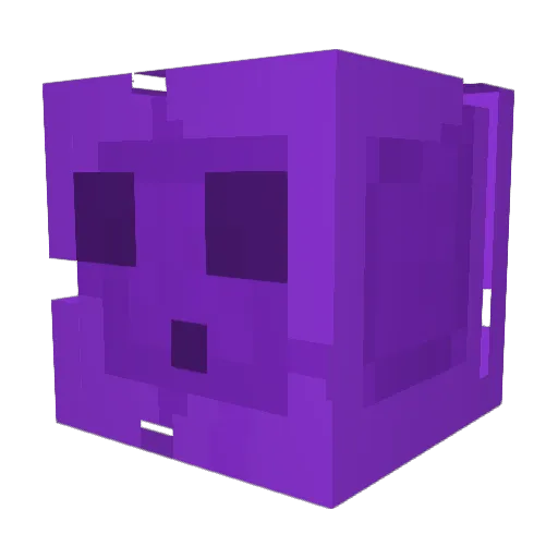 SheLvdMeMore Minecraft avatar head, 3D render