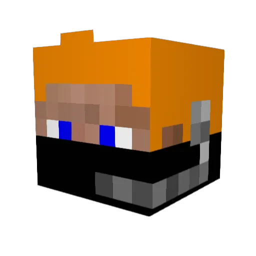 SheWantsThe2Inch Minecraft avatar head, 3D render