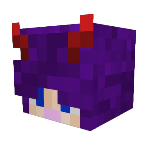 She_Devil87 Minecraft avatar head, 3D render