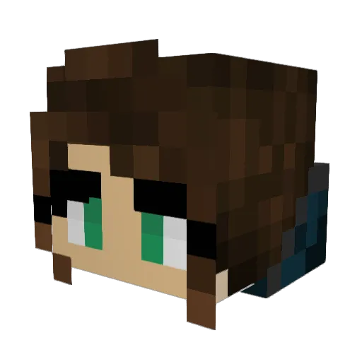 She_Wulfe Minecraft avatar head, 3D render