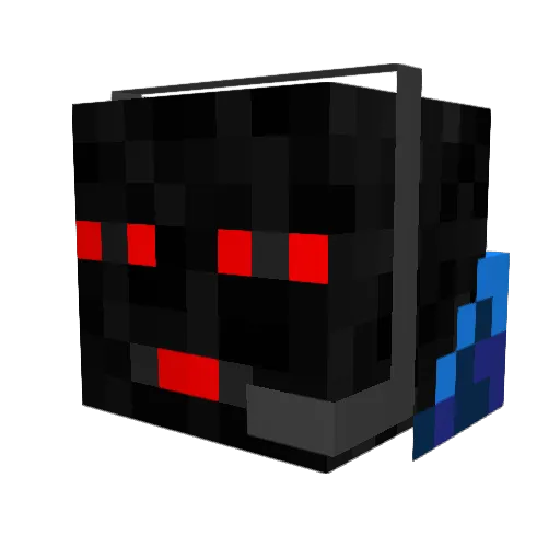 Shea01 Minecraft avatar head, 3D render