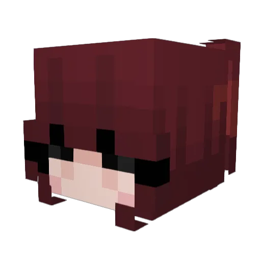 SheaDeeMFNTP Minecraft avatar head, 3D render
