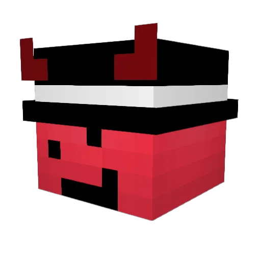 SheaKellyJaka Minecraft avatar head, 3D render