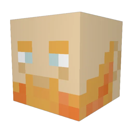 SheamusMcFearson Minecraft avatar head, 3D render