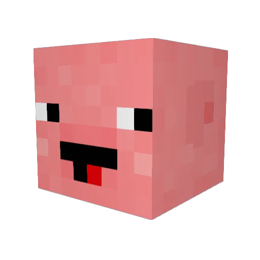 SheastaSlays Minecraft avatar head, 3D render