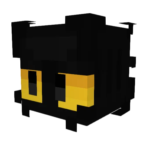 Shedletssky Minecraft avatar head, 3D render