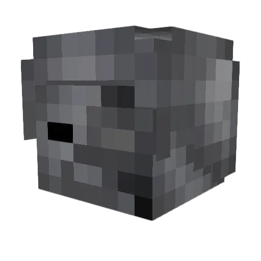 SheebaBoss Minecraft avatar head, 3D render