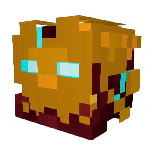 Sheedan Minecraft avatar head, 3D render