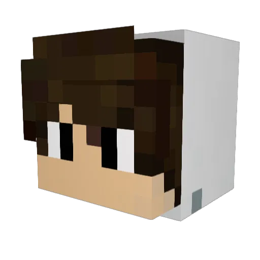Sheeesmek Minecraft avatar head, 3D render