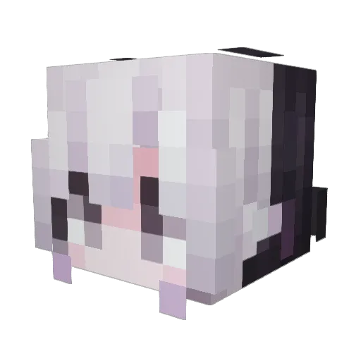 Sheenamaple Minecraft avatar head, 3D render