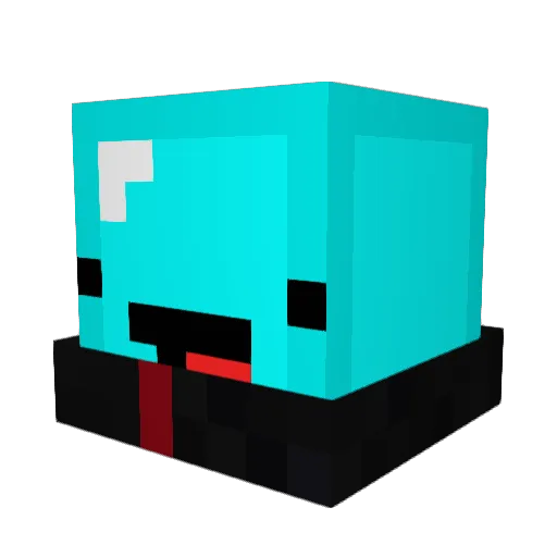 Sheenewa Minecraft avatar head, 3D render