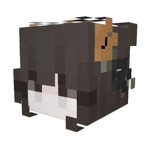 Sheep2022 Minecraft avatar head, 3D render