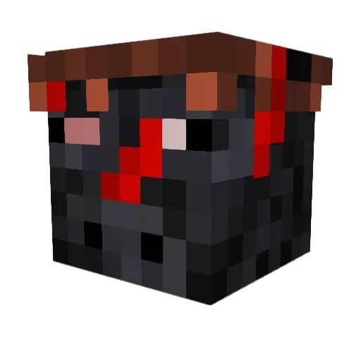 SheepScar Minecraft avatar head, 3D render