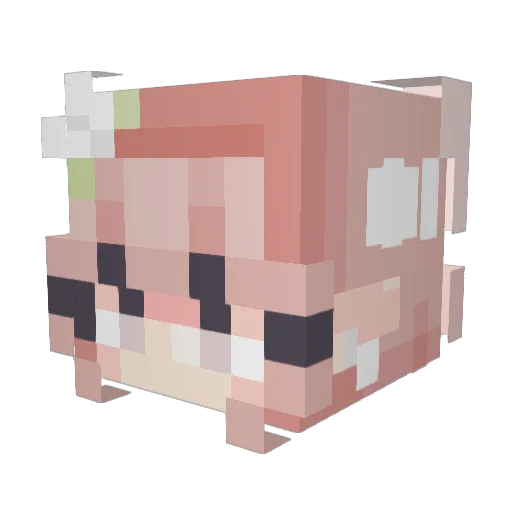 Sheep_HK Minecraft avatar head, 3D render