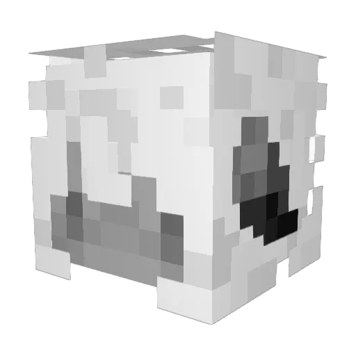 Sheep_In_Suit Minecraft avatar head, 3D render