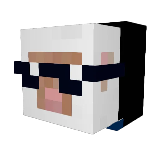 Sheepkiller1234 Minecraft avatar head, 3D render