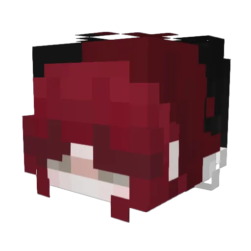 Sheeplyish Minecraft avatar head, 3D render