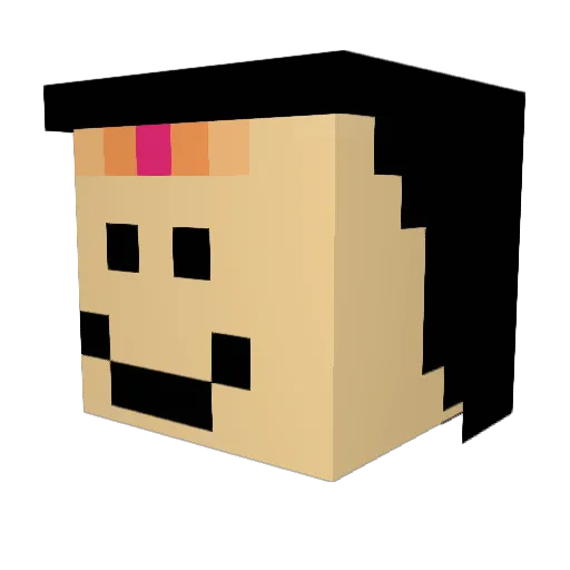 Sheepman0308 Minecraft avatar head, 3D render