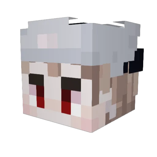 SheepofPink Minecraft avatar head, 3D render