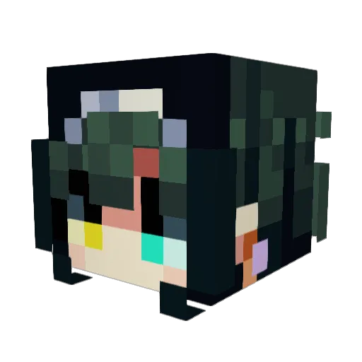 SheepyDelta Minecraft avatar head, 3D render