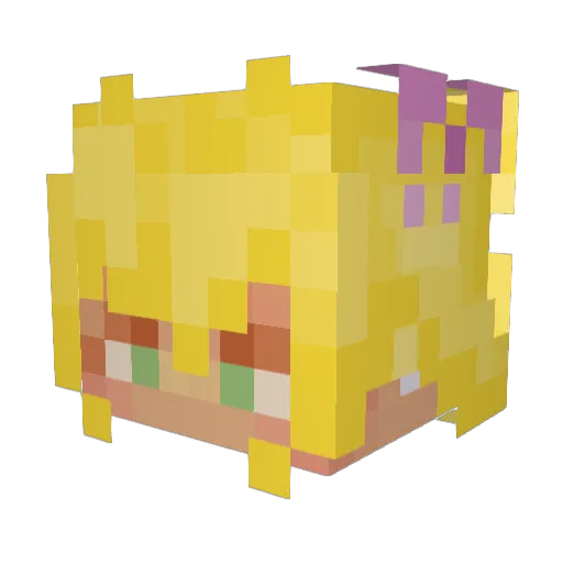 Sheepy_Dreamss Minecraft avatar head, 3D render