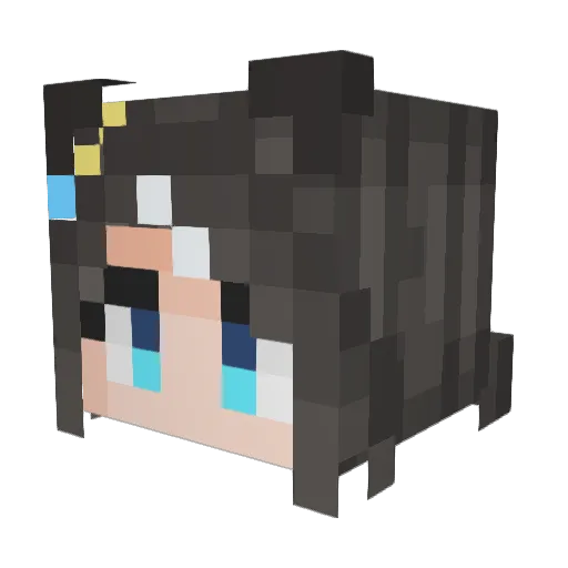 SheerBoredom_ Minecraft avatar head, 3D render